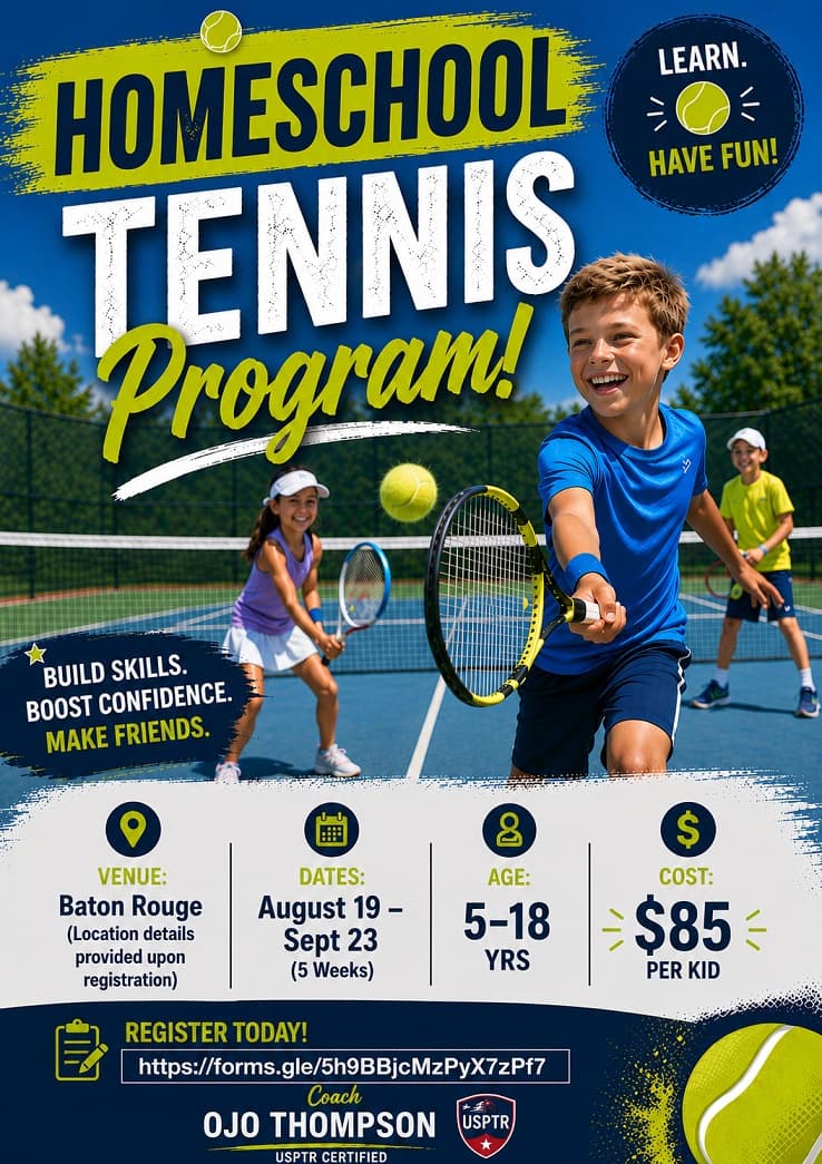 Homeschool Tennis Program